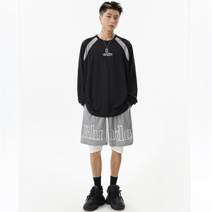 24TZ04-P75 夏季男女款运动休闲T恤套装篮球服图片
