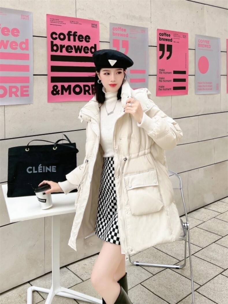 中长款羽绒服，女装羽绒服，金尚名门