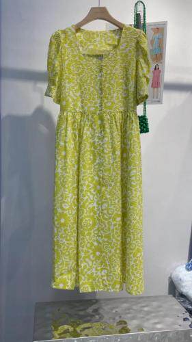 方领连衣裙，女装连衣裙，可家 cutiesister