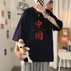 Q11198-P30春夏季七分袖t恤男大码五分袖男短袖中袖，男装T恤，电商A040