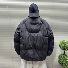 2025新标90白鸭绒短款时尚冬季立领男士羽绒服外套373-P330，男装羽绒服，钱塘708(原3018)