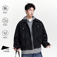 得物二开美式高街潮牌方格设计感夹克外套男2025秋季JK1234-P98，男装夹克，星座1103-3