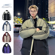 抖音得物可供视频拼接织带三防加厚羽绒棉衣外套面包棉服LL9988，男装棉衣，电商A486