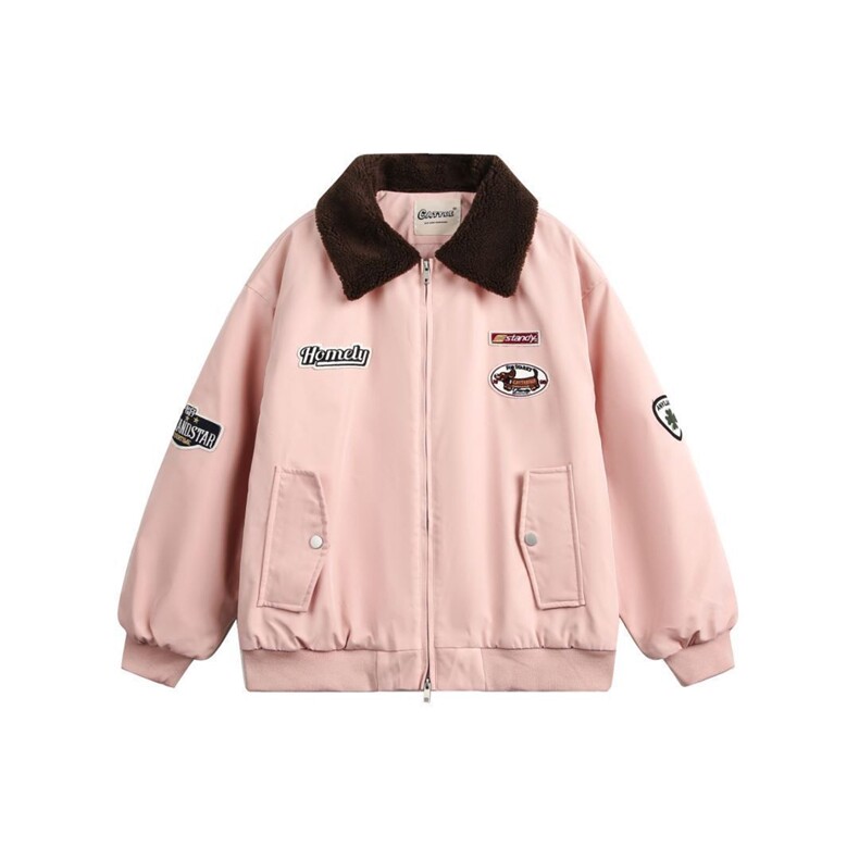 情侣装韩版摇粒绒棉服冬季保暖棉衣夹克厚外套N8015-P85网图,女装棉衣/棉服,电商B245