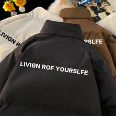 现货抖音得物可供视频冬季三防加厚羽绒棉衣外套面包棉服81130，男装棉衣，电商A486