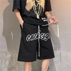 网红短裤男士夏季薄款ins潮牌5五分裤青少年D6501P28图片
