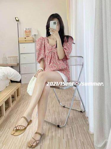 夏季新款碎花小杉，女装，冰雪兒