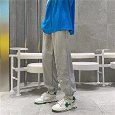 春夏运动休闲裤男直筒垂感ins潮牌港风G263P28,男装休闲裤,星座1116-2
