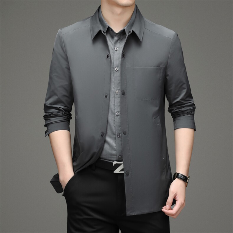 YY-A6629928男士2023年春季新款长袖外套休闲青年中长款风衣P198，男装风衣，电商B212（原钱塘6029）