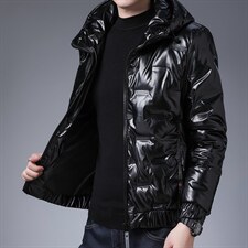 BJY08815冬季男士羽绒服保暖外套修身潮流帅气P150图片