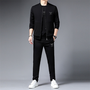 SA9609-3钱塘2020-2中青年男士新款时尚休闲百搭卫衣套装P240图片
