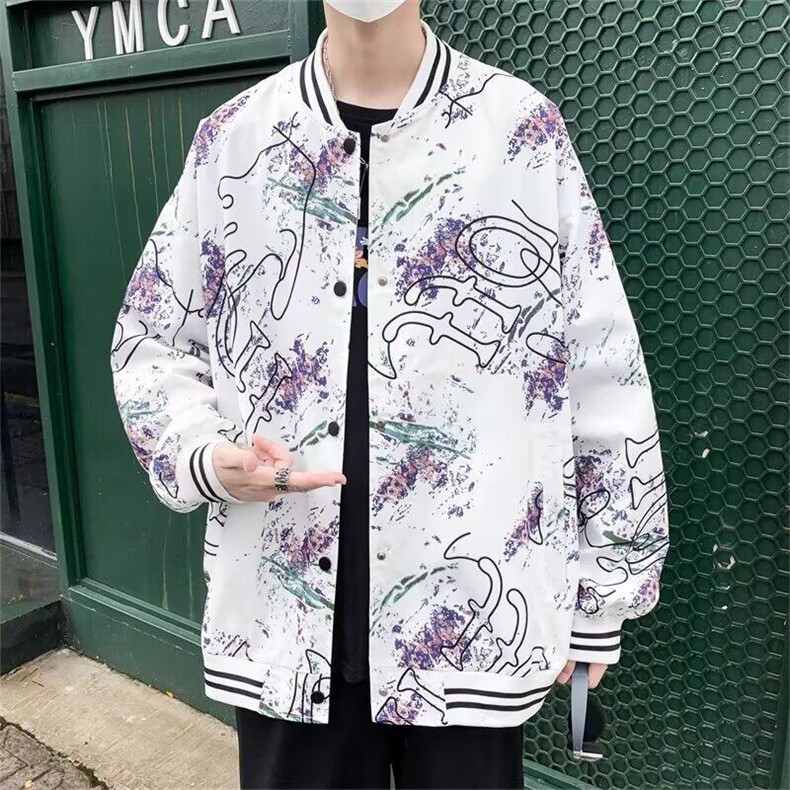 青少年新款棒球服外套男生春秋季潮流帅气休闲百搭夹克衫男装,男装夹克,星座1013
