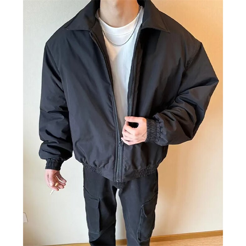 【有货】DRS105-P55春秋季美式软壳冲锋衣外套短款翻领棒球服图片