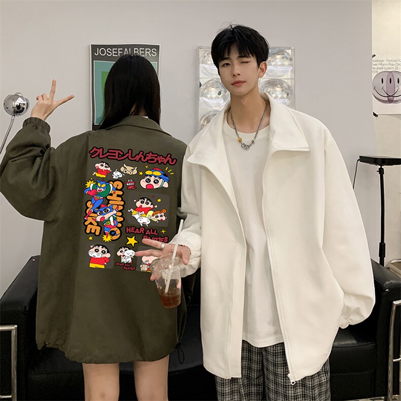 麂皮绒夹克男大码立领褂子外套JK85311-P68加绒款-P78,男装夹克,电商A040