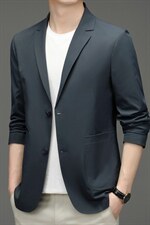 休闲西装男式便西2023春秋季薄款中年爸爸装单西上衣男士西服外套，男装西服，电商B212（原钱塘6029）
