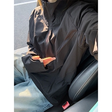 春夏款高品质冰感速干防晒服休闲户外运动外套透气弹力机能风夹克，男装防晒衣，电商A443