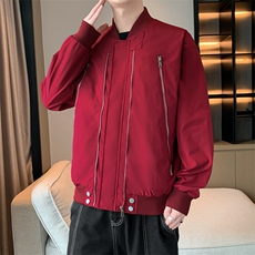 棒球领宽松夹克男DSA157B-J220-P60，男装夹克，电商A157B