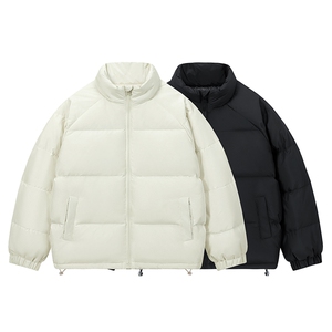 冬季羽绒服日系白底新款标立领羽绒服WT3605-P160图片