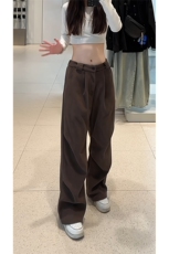 加绒加厚灯芯绒休闲裤半松紧伞兵裤K8410特P55控88有常规款，男装休闲裤，电商A309