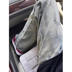 1014-1-KZ1299-P47-水洗脏染泼墨牛仔裤男，男装牛仔裤，星座1014-1
