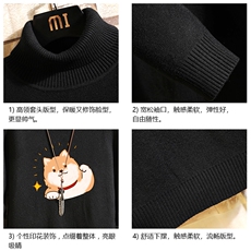 GM45146-P45加绒款-P65高领毛衣男士大码内搭毛线衣男针织衫男，男装针织衫/毛衣，电商A040A