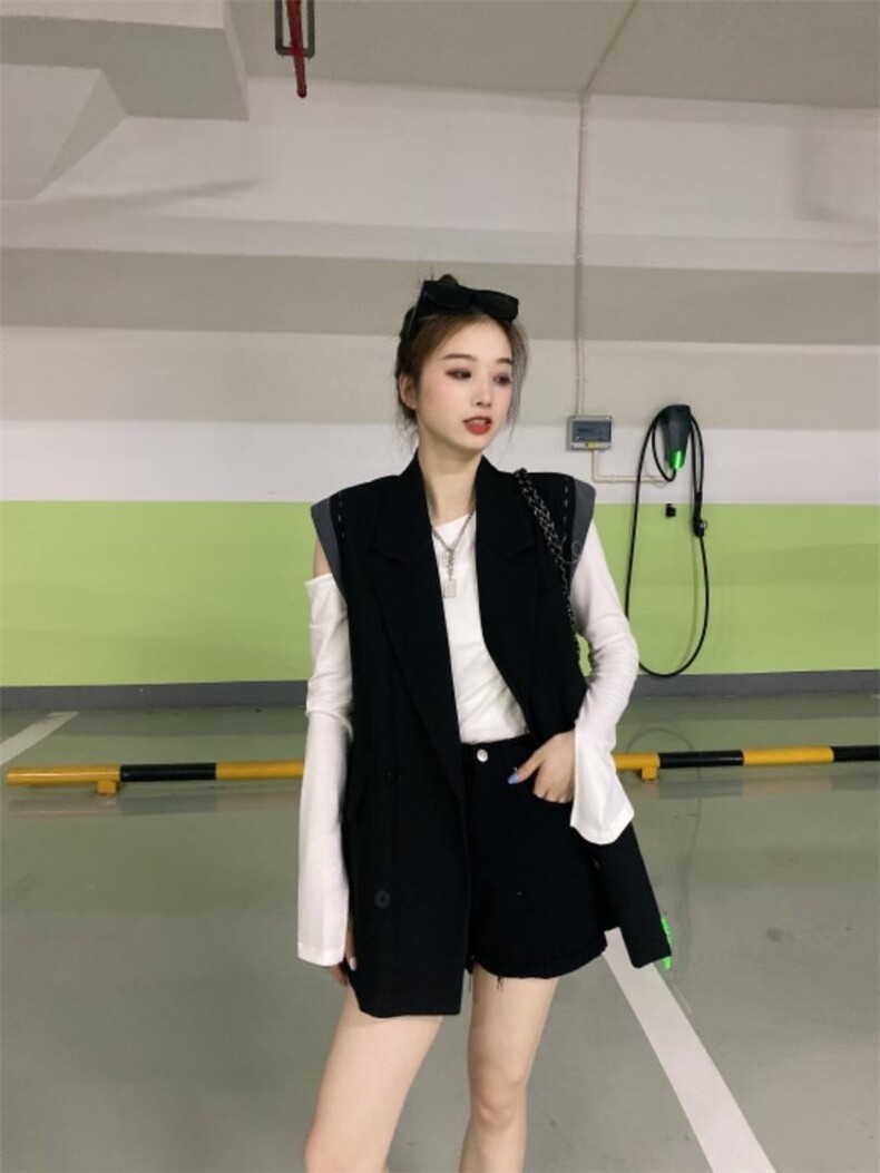 早秋新款马夹，女装马夹，依岸