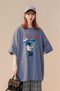 中性 夏季2022简约ins情侣百搭圆领短袖T恤 T1018 P25控38图片