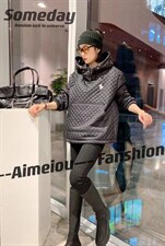 爱美欧现货小熊标卫衣，女装卫衣/绒衫，爱美欧