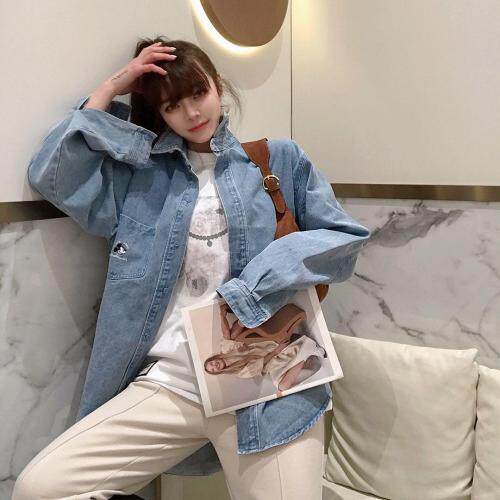 2021年春季牛仔衬衫新品，女装衬衫，尚映