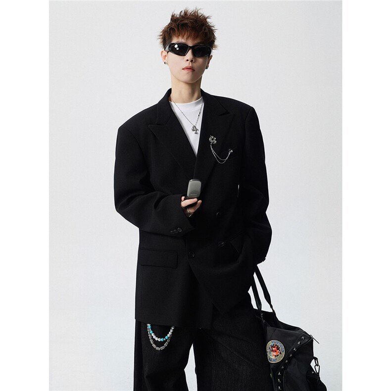 西服送胸针96%绦纶4%氨纶M-5XL大码XF78145P85控139西裤78151P45,男装西服,星座227-7