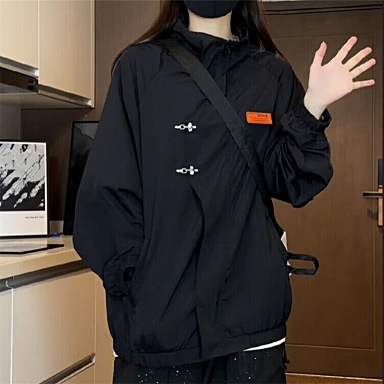 F158/P50有报告UPF50+紫外线防晒衣男飞机扣中式风防晒服图片