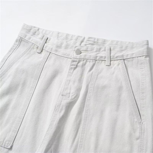 情侣美式个性复古多口袋工装七分裤女夏季宽松休闲裤K6345-P53图片
