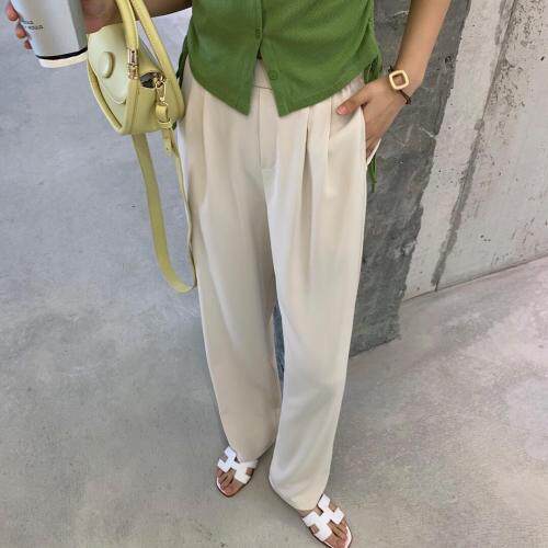 【现货】5886防晒指数休闲直筒裤阔腿裤，女装，海维恩