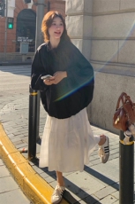 韩版设计感灯笼袖夹克外套女2025春秋季新款宽松显瘦休闲洋气上衣，女装短外套，2C081