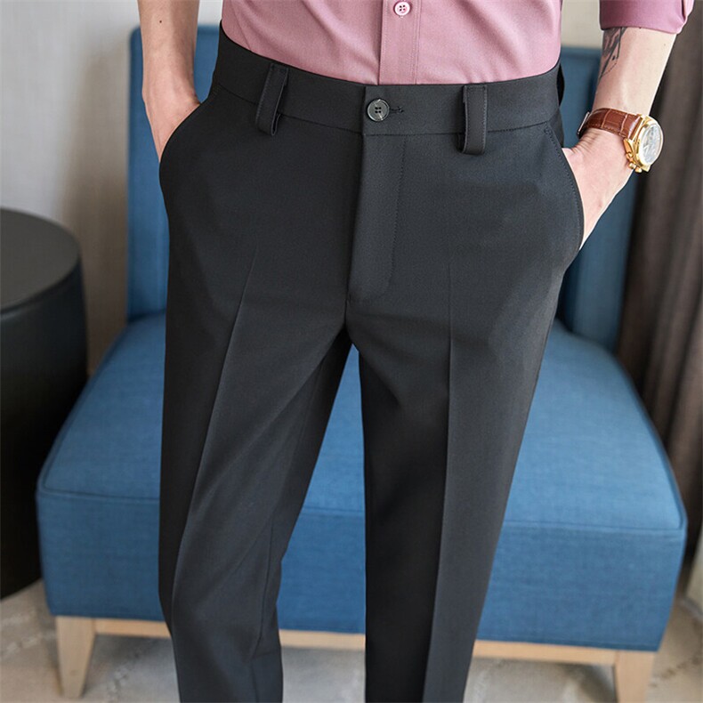 K7261-P70春夏款长裤版型男士休闲修身小西裤28-36码，男装西裤，电商A211