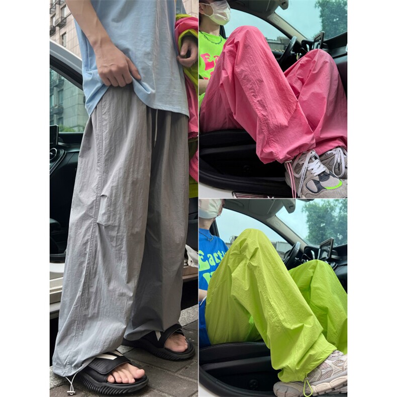 现货A165-K8281-P5575降落伞裤美式伞兵裤休闲裤彩色速干冰丝图片