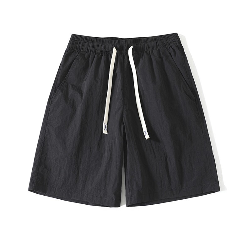 情侣款冰丝短裤夏季薄款宽松休闲五分裤5色透气速干沙滩裤，男装牛仔裤，星座1206（原A206）