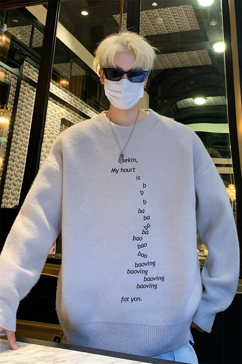 高质量！秋冬季半高领毛衣男加绒加厚线衣男针织衫男MY212-特p38,男装针织衫/毛衣,电商B367
