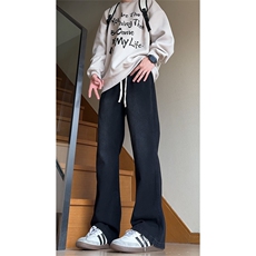 大货~美式高街vibe修身微喇抽绳松紧腰牛仔裤男K551-特P42控68，男装牛仔裤，星座1004-3