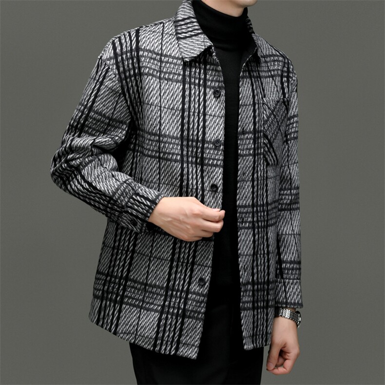 M239507钱塘2020-3新款时尚冬季休闲百搭中年男士夹克外套P310,男装夹克,钱塘207-3