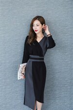 秋冬连衣裙，女装连衣裙，EE