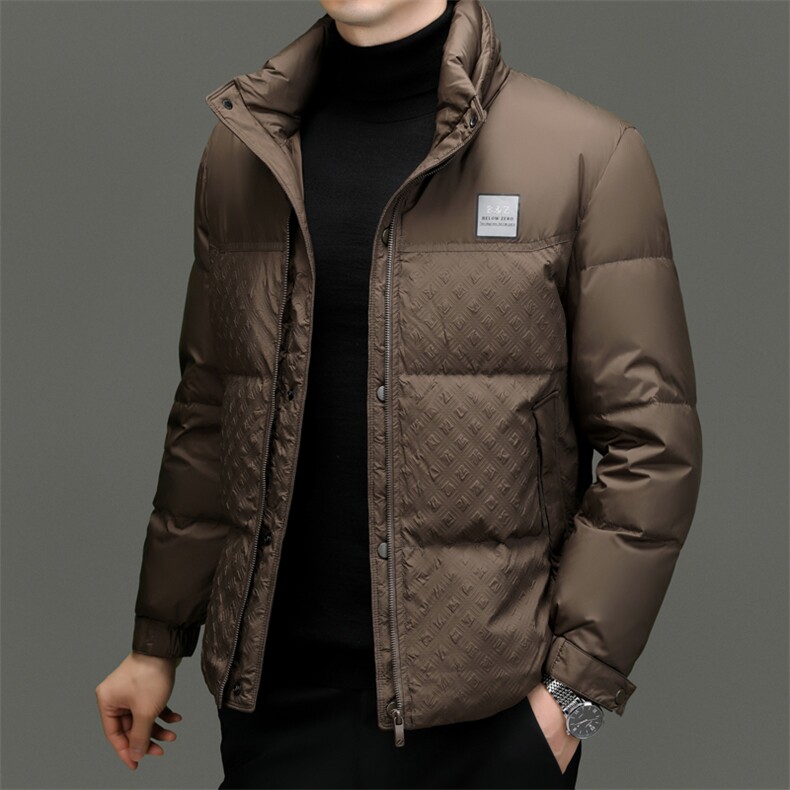 DF8807钱塘2020-2时尚休闲冬季厚款奶德那男士简约羽绒服P275,男装羽绒服,钱塘207-2