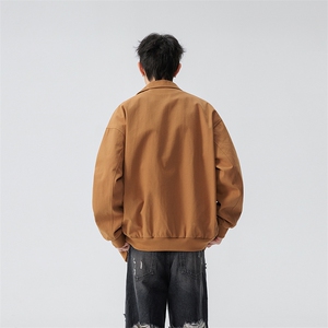 潮流宽松休闲外套上衣高街潮牌夹克图片
