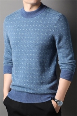 轻奢高货商场品质做工精细百分百山羊绒厚款套衫，男装羊绒套衫，钱塘207-1