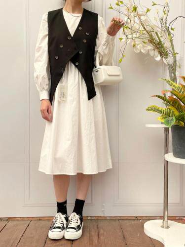 【现货】秋季新款连衣裙马甲两件套，女装连衣裙，我的女孩