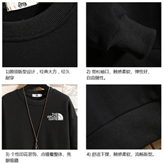 S6232-P28秋季圆领卫衣男大码韩版宽松长袖外套砖墙，男装卫衣，电商A040A