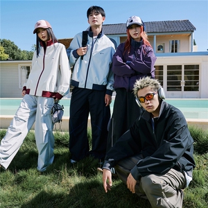 秋冬夹克男户外风山系工装外套青少年拼色上衣GS60101图片