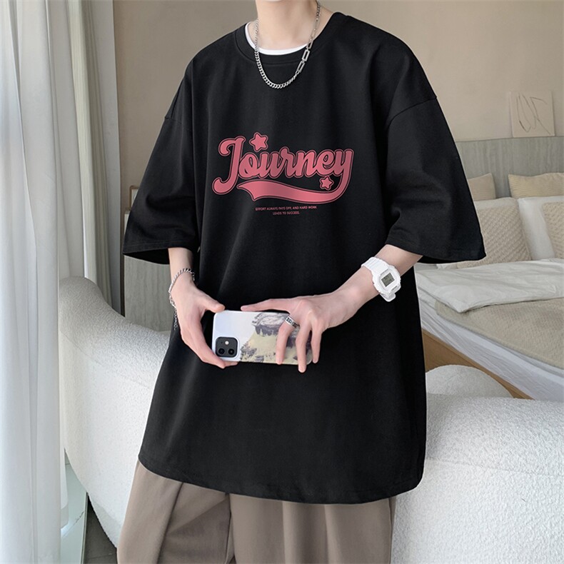 230g重磅纯棉短袖t恤男大码半袖半截袖DX17372-P20,男装T恤,电商A040