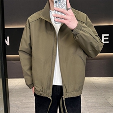 户外夹克男立领纯色上衣冲锋衣外套DSA157B-JK7822-P60，男装夹克，电商A157B