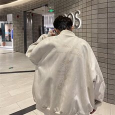 1506-1/MY66111/P74美式高街麂皮绒夹棉棒球服棉衣男女同款，男装棉衣，星座1506-1